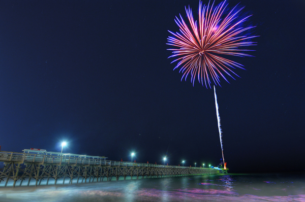 Hot Summer Nights Fireworks in Myrtle Beach, SC
