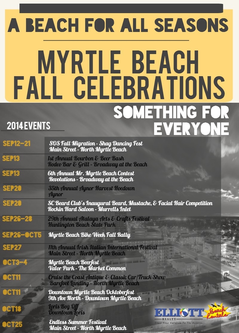 A Beach for All Seasons - Myrtle Beach Fall Celebrations